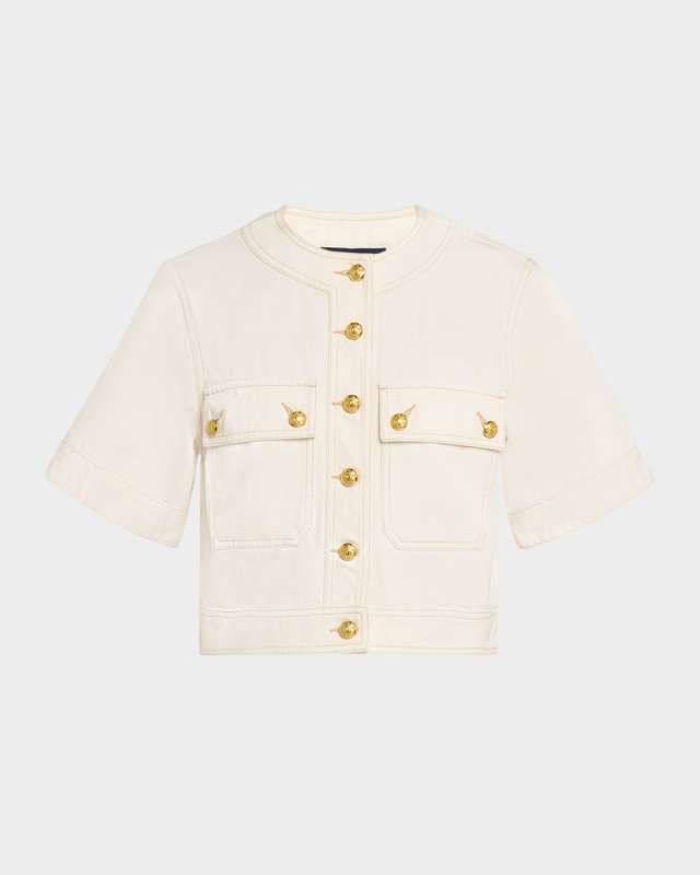 Elias Short-Sleeve Denim Jacket